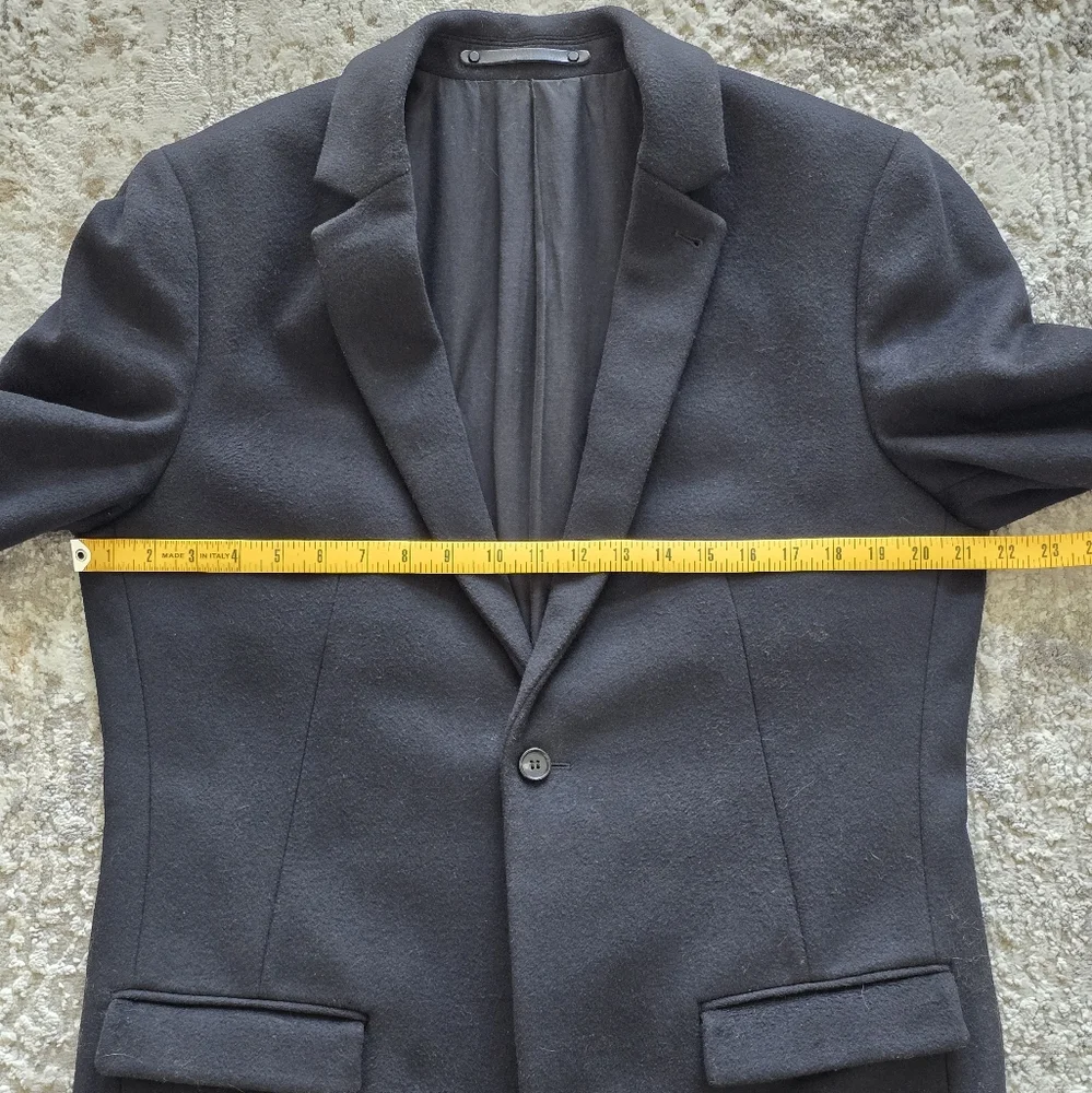 Allsaints Black Wool Coat - Picture 12 of 15